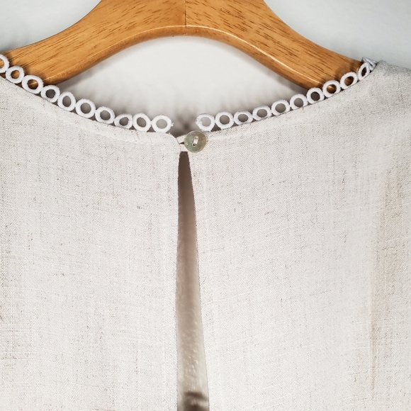 Ava. Linen Boho Sheath Dress - Picture 8 of 11